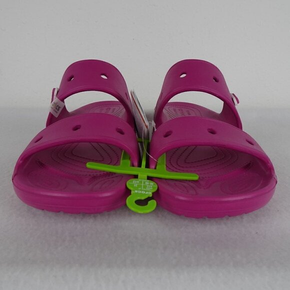 Crocs Classic Slides Men\'s Size 13 US Pink Double Strap Sandals Barbiecore main image 11